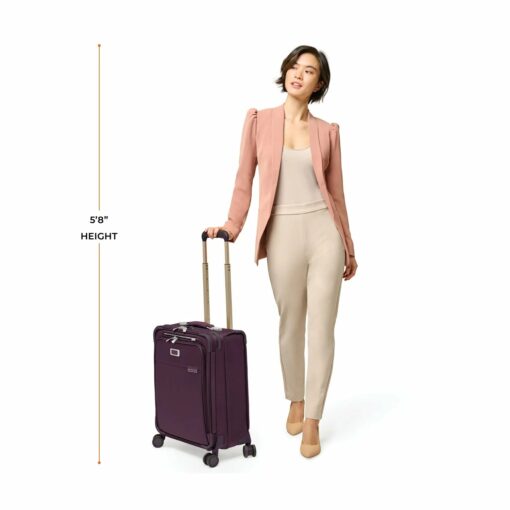 Shop BASELINE Limited Edition Global Carry-On Spinner - Plum in australian