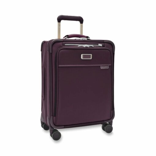 Shop BASELINE Limited Edition Global Carry-On Spinner - Plum in australian