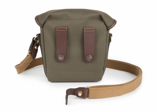 Shop Galbin Binocular Case - 8 / Sage FibreNyte / Chocolate Leather in australian