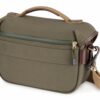 Shop Hadley Small Pro Camera Bag - Sage FibreNyte / Chocolate Leather in australian