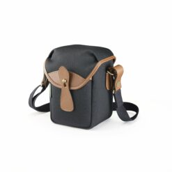 Shop 72 Camera Bag - Black Canvas / Tan Leather in australian