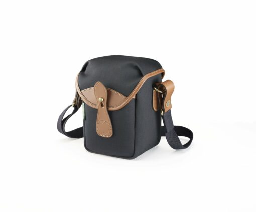 Shop 72 Camera Bag - Black Canvas / Tan Leather in australian