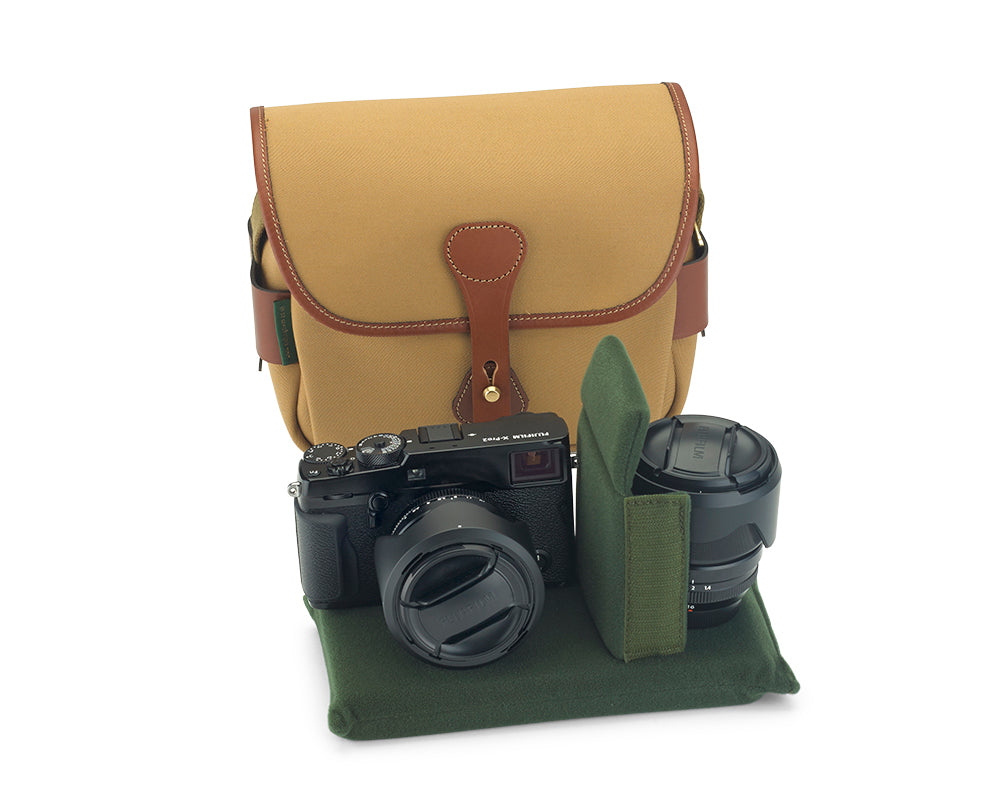 Shop S2 Camera Bag - Khaki Canvas / Tan Leather in australian