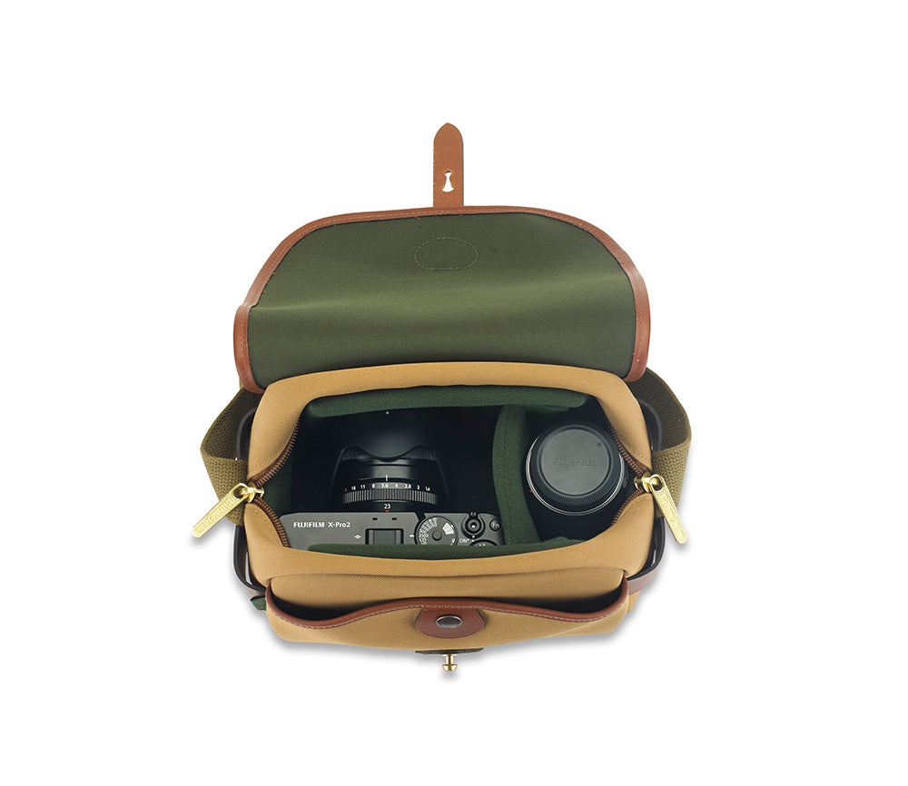 Shop S2 Camera Bag - Khaki Canvas / Tan Leather in australian
