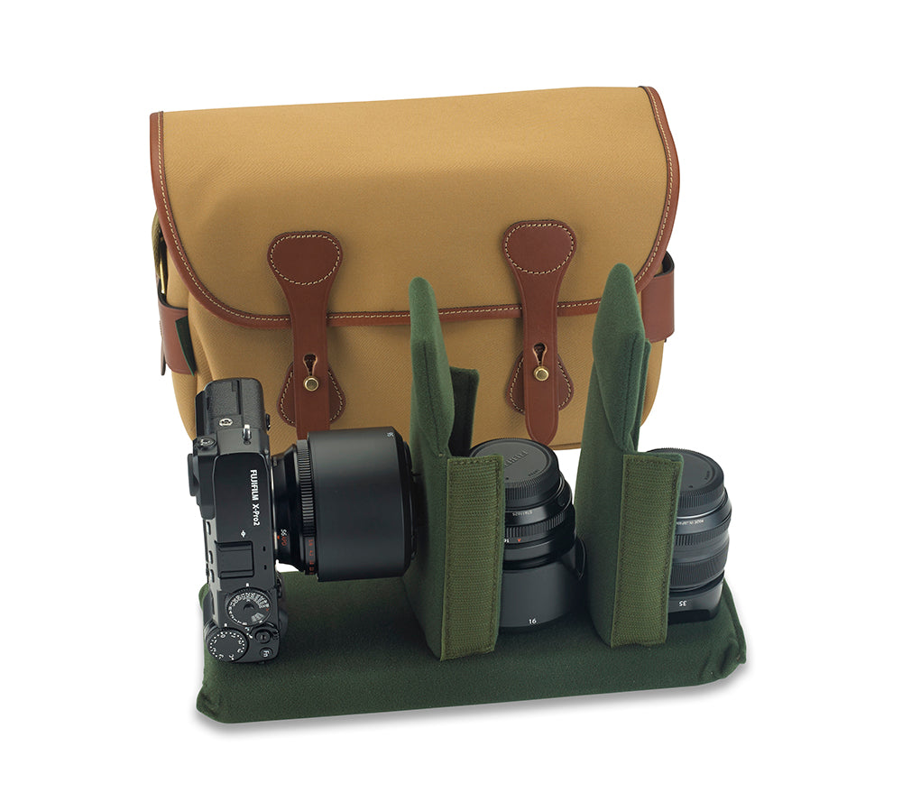 Shop S3 Camera Bag - Sage FibreNyte / Chocolate Leather in australian