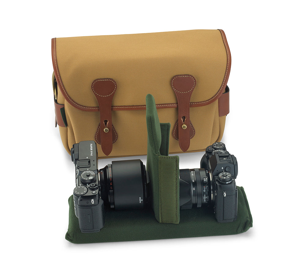 Shop S3 Camera Bag - Sage FibreNyte / Chocolate Leather in australian