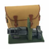 Shop S4 Camera Bag - Sage FibreNyte / Chocolate Leather in australian