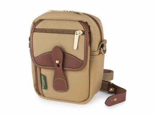 Shop Compact Stowaway - Khaki Canvas / Tan Leather in australian