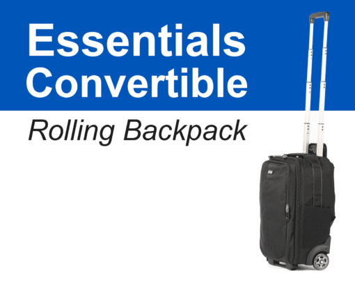 Shop Essentials Convertible Rolling Backpack in australian