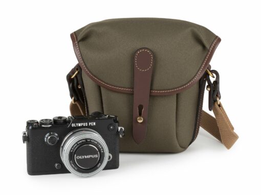 Shop Galbin Binocular Case - 8 / Sage FibreNyte / Chocolate Leather in australian