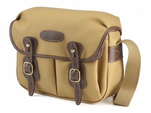 Shop Hadley Small Camera Bag - Khaki FibreNyte / Chocolate leather in australian