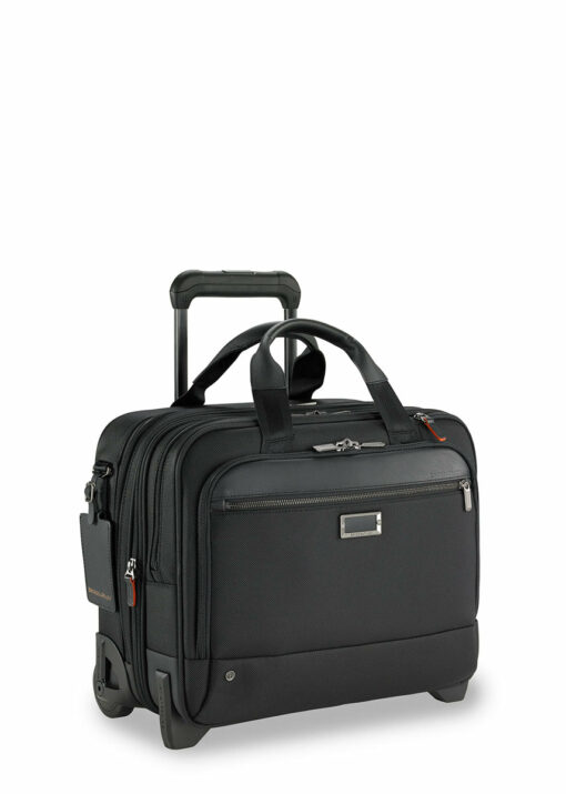 Shop @Work Medium 2-Wheel Expandable Brief - Black in australian