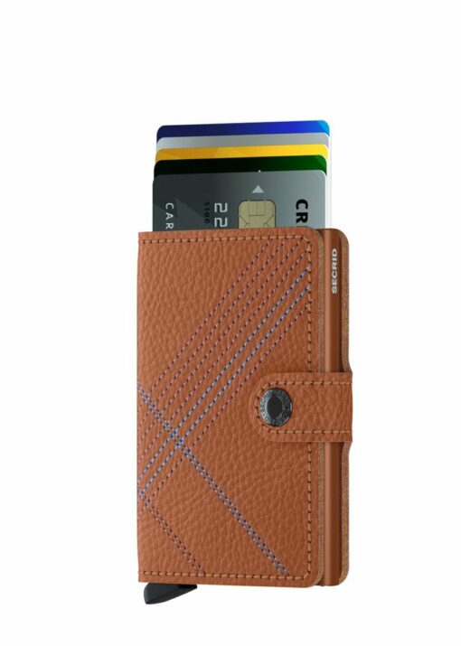 Shop Miniwallet Stitch Linea Caramello in australian