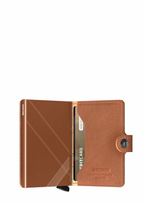 Shop Miniwallet Stitch Linea Caramello in australian