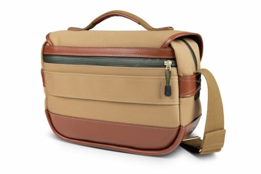 Shop Mini Eventer Camera/Tablet Bag - Khaki Canvas / Tan Leather in australian