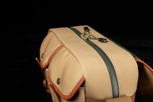 Shop Mini Eventer Camera/Tablet Bag - Khaki Canvas / Tan Leather in australian