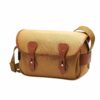 Shop S3 Camera Bag - Sage FibreNyte / Chocolate Leather in australian