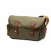 Shop S3 Camera Bag - Sage FibreNyte / Chocolate Leather in australian