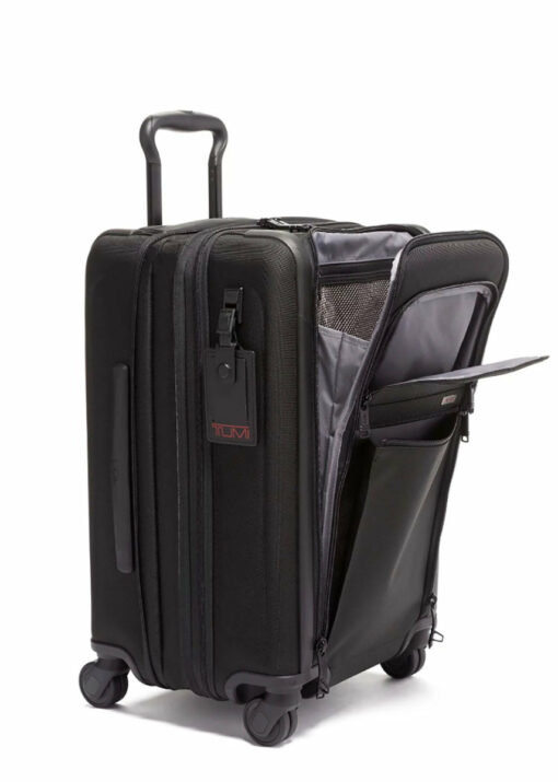 Shop Alpha 3 International Expandable 4 Wheeled Carry-On - Black in australian