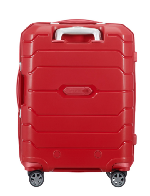 Shop FLUX Expandable Cabin Suitcase 55cm (4 Wheel) - Red in australian