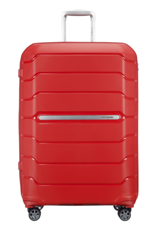 Shop FLUX 4 Expandable Suitcase 75cm (4 Wheel) - Red in australian