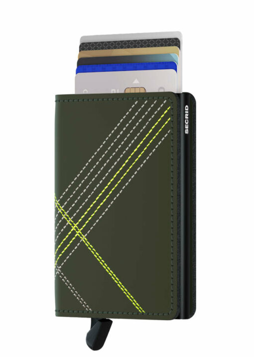 Shop Slimwallet Stitch Linea Lime in australian