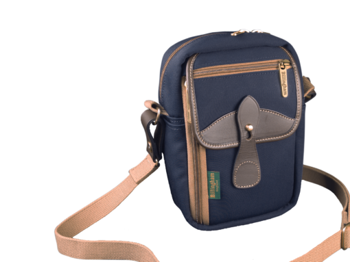 Shop Airline Stowaway - Navy Canvas / Chocolate Leather in australian