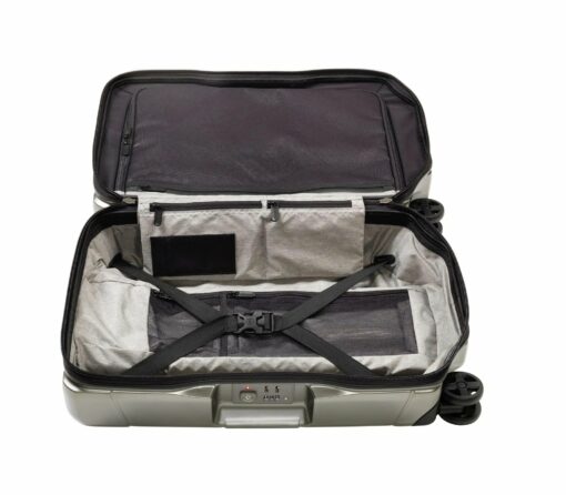 Shop LEXICON Hardside Frequent Flyer Carry-On - Titanium in australian