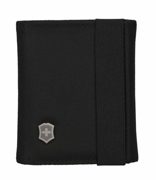 Shop Tri-Fold Wallet - Black in australian