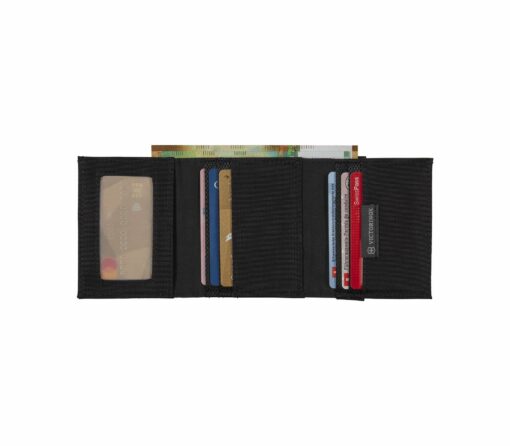 Shop Tri-Fold Wallet - Black in australian