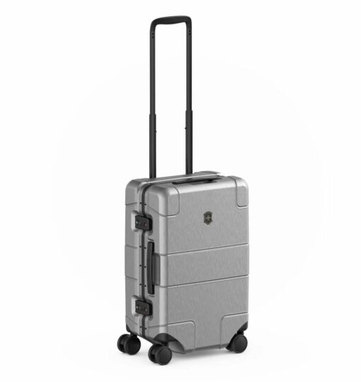 Shop LEXICON Framed Series Frequent Flyer Hardside Carry-On - Silver in australian