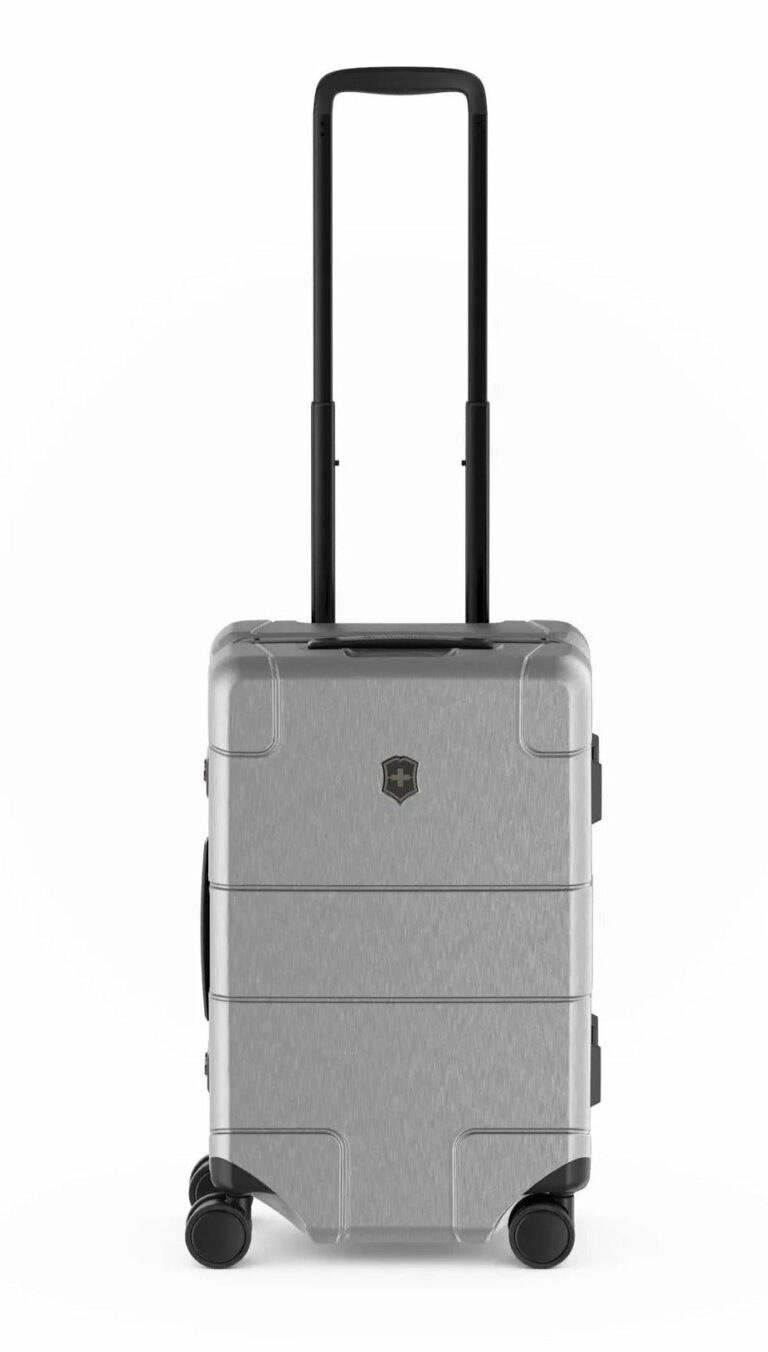 Shop LEXICON Framed Series Frequent Flyer Hardside Carry-On - Silver in australian