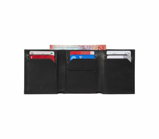 Shop ALTIUS Alox Tri-Fold Wallet - Black in australian