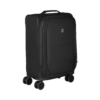 Shop CROSSLIGHT Frequent Flyer Softside Carry-On - Black in australian