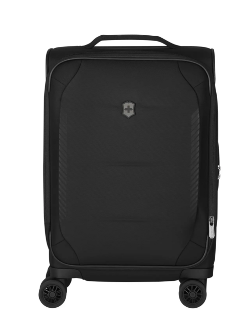 Shop CROSSLIGHT Frequent Flyer Softside Carry-On - Black in australian