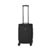 Shop CROSSLIGHT Frequent Flyer Softside Carry-On - Black in australian