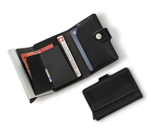 Shop ALTIUS Secrid Leather Card Wallet - Black in australian