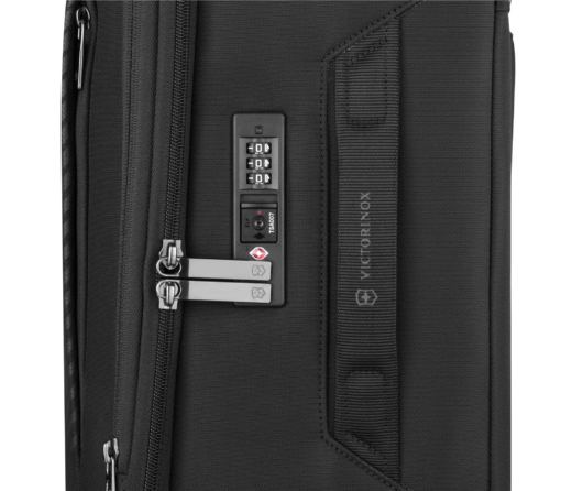 Shop CROSSLIGHT Frequent Flyer Softside Carry-On - Black in australian