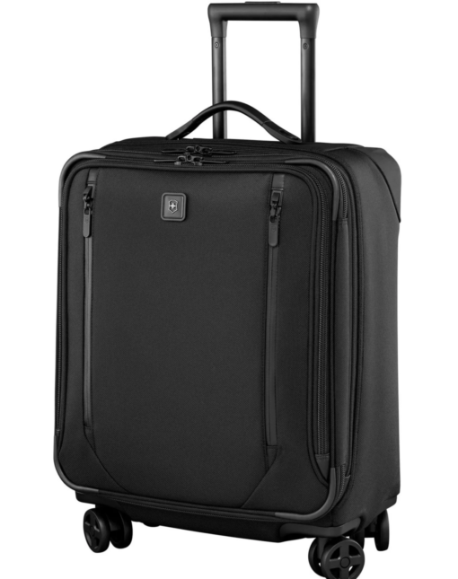 Shop Lexicon Dual-Caster Wide-Body Carry-On - Black in australian