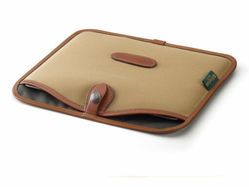 Shop Tablet Slip - Khaki Canvas / Tan Leather in australian