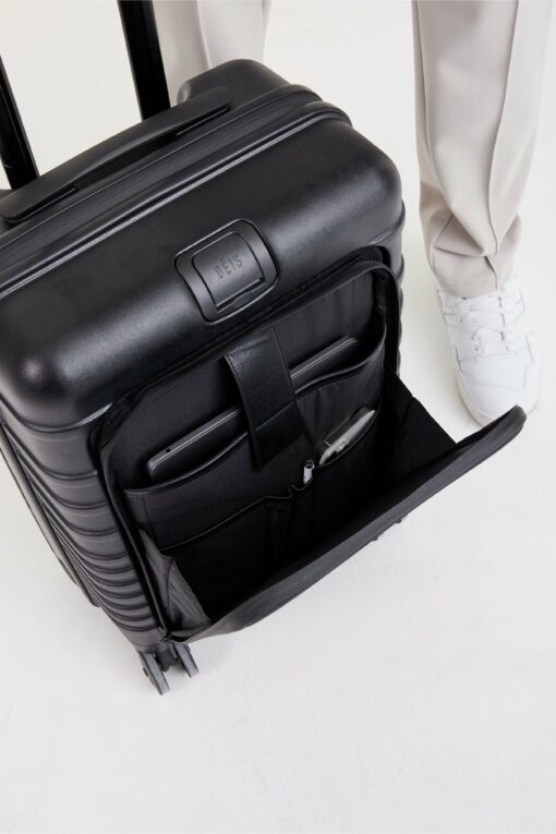 Shop The Front Pocket Carry-On Roller in Black in australian