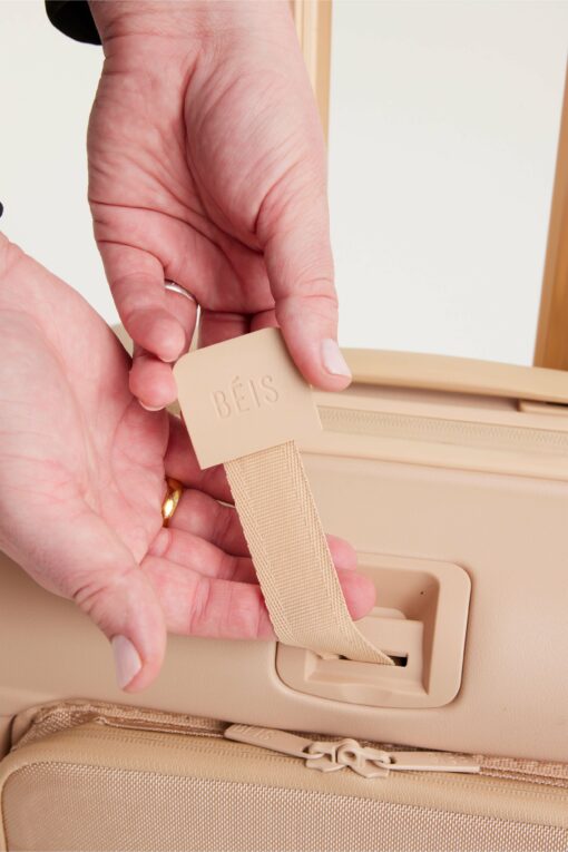 Shop The Front Pocket Carry-On Roller in Beige in australian