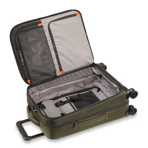 Shop ZDX DOMESTIC 56cm Carry-On Expandable Spinner - Hunter in australian