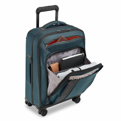 Shop ZDX DOMESTIC 56cm Carry-On Expandable Spinner - Ocean in australian