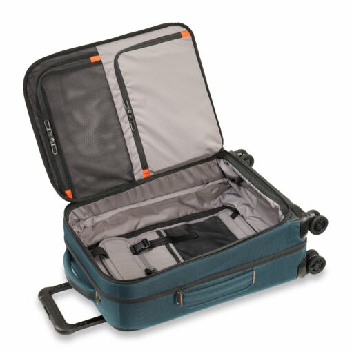 Shop ZDX DOMESTIC 56cm Carry-On Expandable Spinner - Ocean in australian