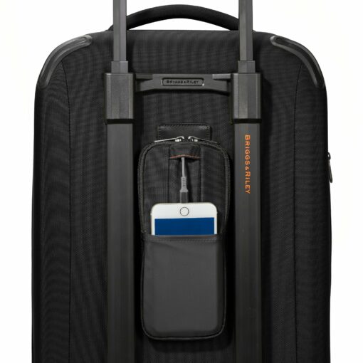 Shop ZDX DOMESTIC 56cm Carry-On Expandable Spinner - Black in australian