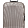 Shop C-Lite Spinner (4 wheels) 55cm Expandable Cabin - Pearl/Fuchsia in australian