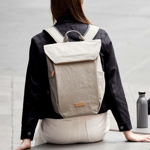 Shop MELBOURNE Backpack - Saltbush (Leather Free) in australian