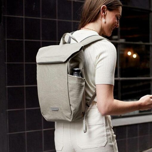 Shop MELBOURNE Backpack - Saltbush (Leather Free) in australian