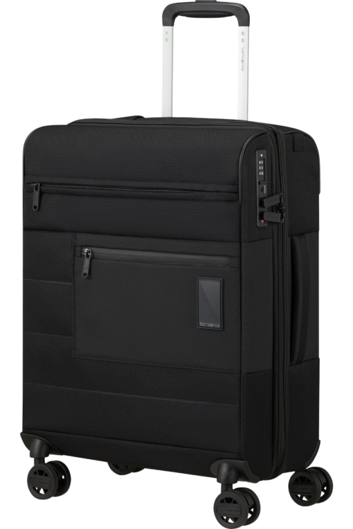 Shop VAYCAY Spinner Expandable (4 wheels) 55cm Length 40cm - Black in australian